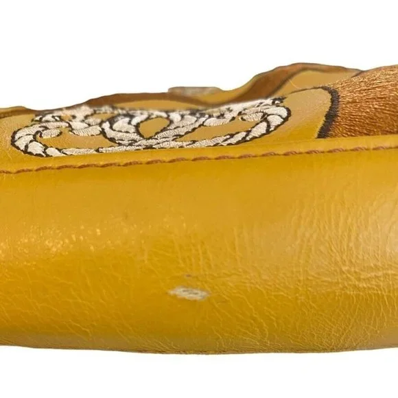 Vintage Sharif Handbag Crossbody Shoulder Purse Africa Jungle Embroidery Leather - Picture 12 of 12